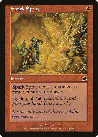 Spark Spray [Scourge] | Dumpster Cat Games