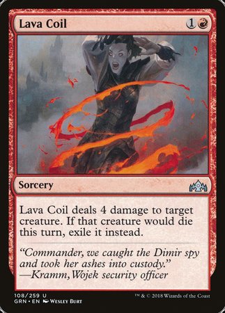 Lava Coil [Guilds of Ravnica] | Dumpster Cat Games
