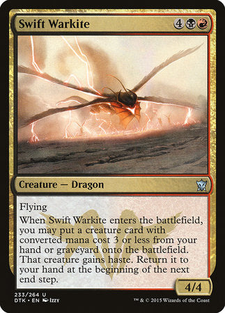 Swift Warkite [Dragons of Tarkir] | Dumpster Cat Games