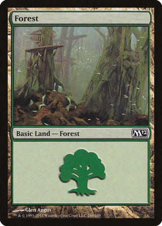 Forest (246) [Magic 2012] | Dumpster Cat Games
