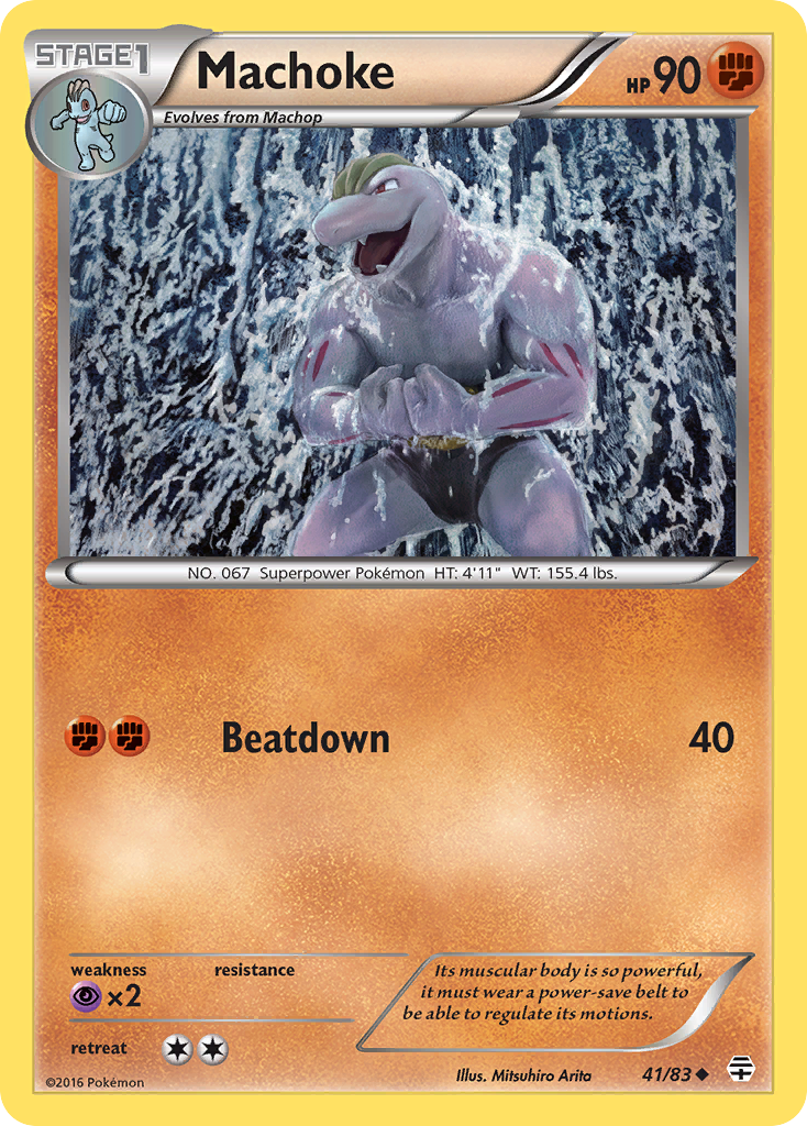 Machoke (41/83) [XY: Generations] | Dumpster Cat Games