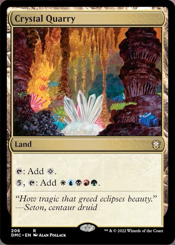Crystal Quarry [Dominaria United Commander] | Dumpster Cat Games