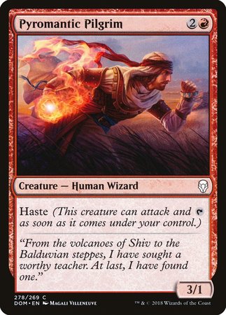Pyromantic Pilgrim [Dominaria] | Dumpster Cat Games