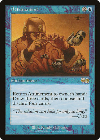 Attunement [Urza's Saga] | Dumpster Cat Games