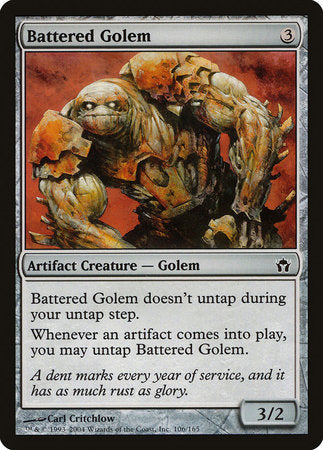 Battered Golem [Fifth Dawn] | Dumpster Cat Games