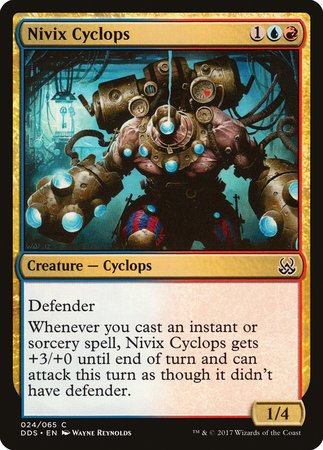 Nivix Cyclops [Duel Decks: Mind vs. Might] | Dumpster Cat Games