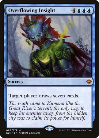 Overflowing Insight [Ixalan] | Dumpster Cat Games