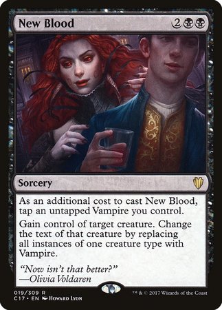 New Blood [Commander 2017] | Dumpster Cat Games