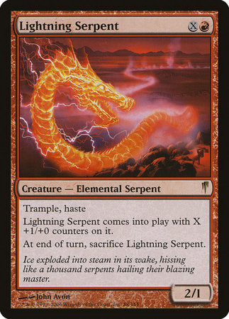 Lightning Serpent [Coldsnap] | Dumpster Cat Games