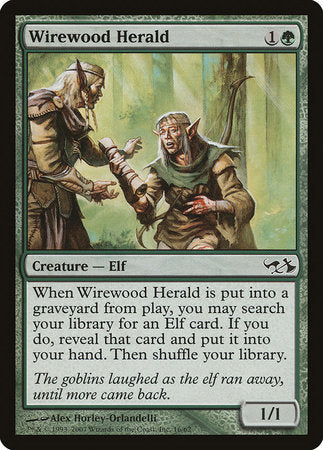 Wirewood Herald [Duel Decks: Elves vs. Goblins] | Dumpster Cat Games