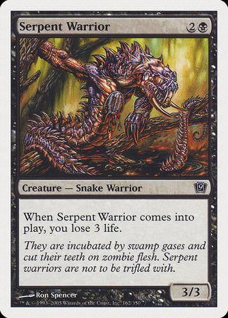 Serpent Warrior [Ninth Edition] | Dumpster Cat Games