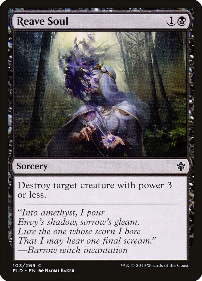 Reave Soul [Throne of Eldraine] | Dumpster Cat Games