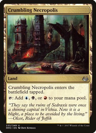 Crumbling Necropolis [Modern Masters 2017] | Dumpster Cat Games