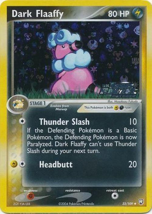 Dark Flaaffy (33/109) (Stamped) [EX: Team Rocket Returns] | Dumpster Cat Games