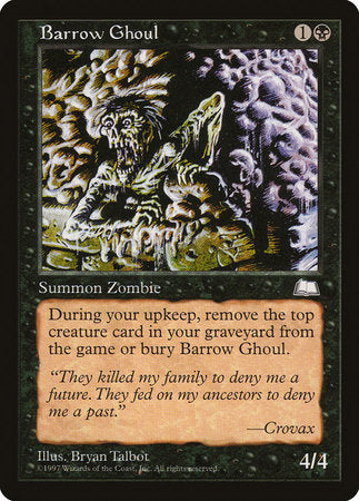 Barrow Ghoul [Weatherlight] | Dumpster Cat Games