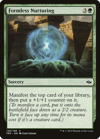 Formless Nurturing [Fate Reforged] | Dumpster Cat Games