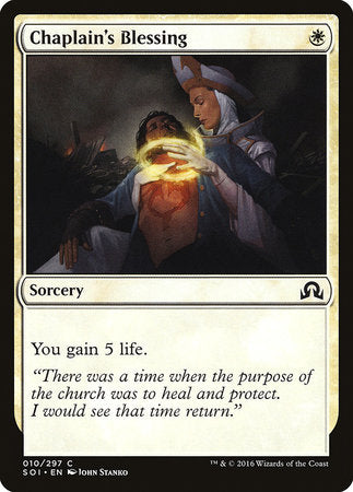 Chaplain's Blessing [Shadows over Innistrad] | Dumpster Cat Games