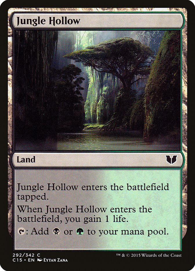 Jungle Hollow [Commander 2015] | Dumpster Cat Games
