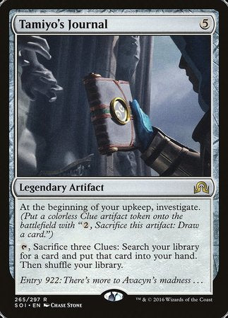 Tamiyo's Journal (Entry 922) [Shadows over Innistrad] | Dumpster Cat Games