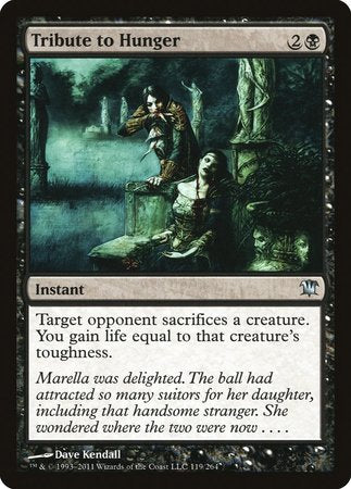 Tribute to Hunger [Innistrad] | Dumpster Cat Games