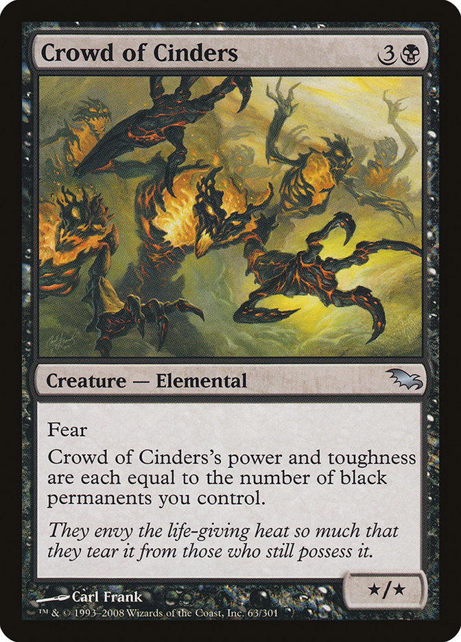 Crowd of Cinders [Shadowmoor] | Dumpster Cat Games