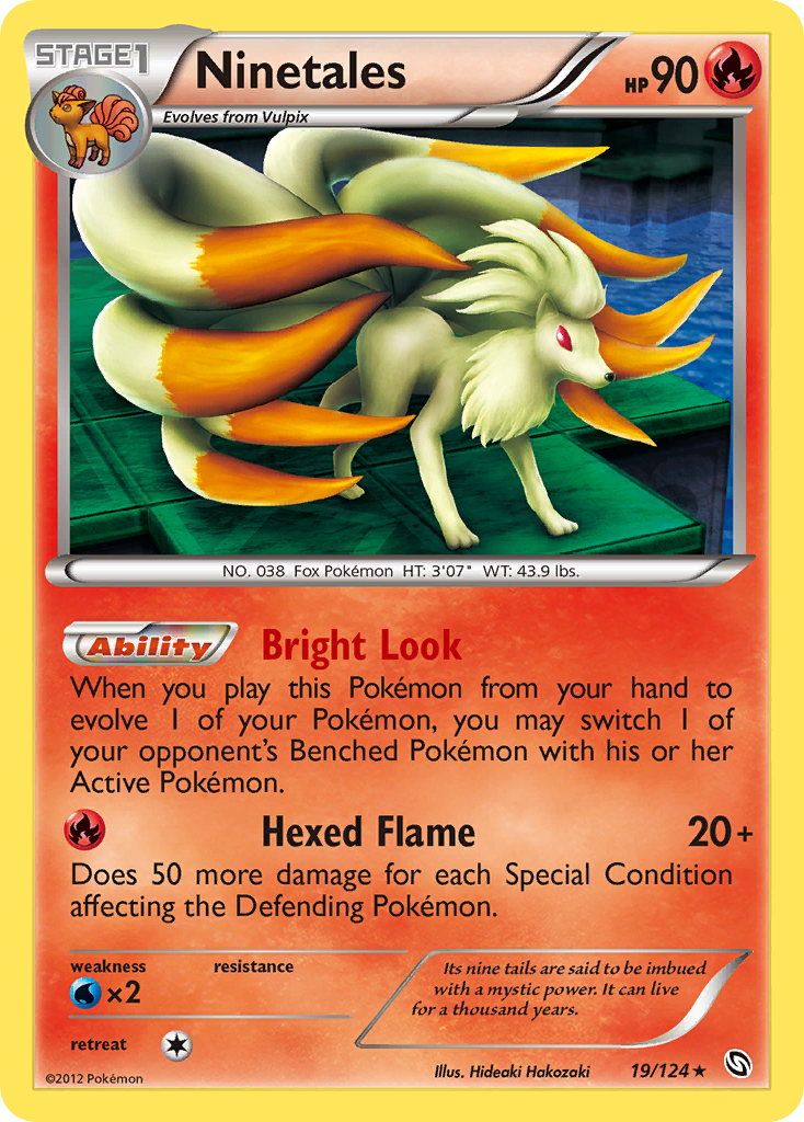 Ninetales (19/124) [Black & White: Dragons Exalted] | Dumpster Cat Games