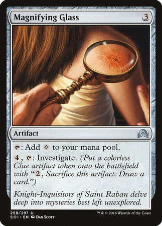 Magnifying Glass [Shadows over Innistrad] | Dumpster Cat Games