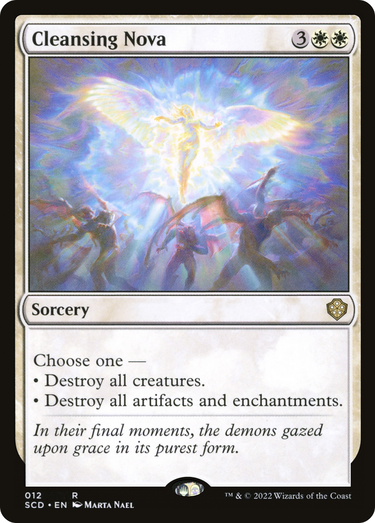 Cleansing Nova [Starter Commander Decks] | Dumpster Cat Games