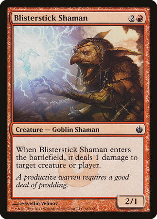 Blisterstick Shaman [Mirrodin Besieged] | Dumpster Cat Games