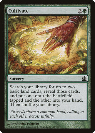 Cultivate [Commander 2011] | Dumpster Cat Games