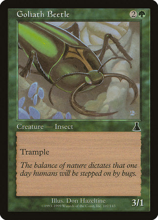 Goliath Beetle [Urza's Destiny] | Dumpster Cat Games
