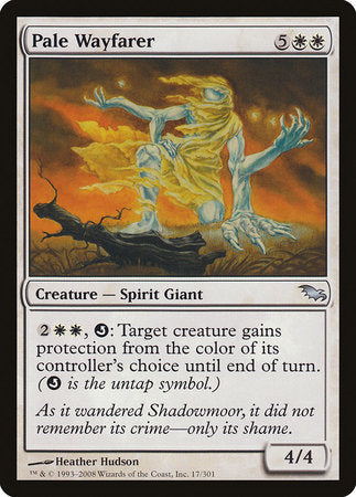 Pale Wayfarer [Shadowmoor] | Dumpster Cat Games