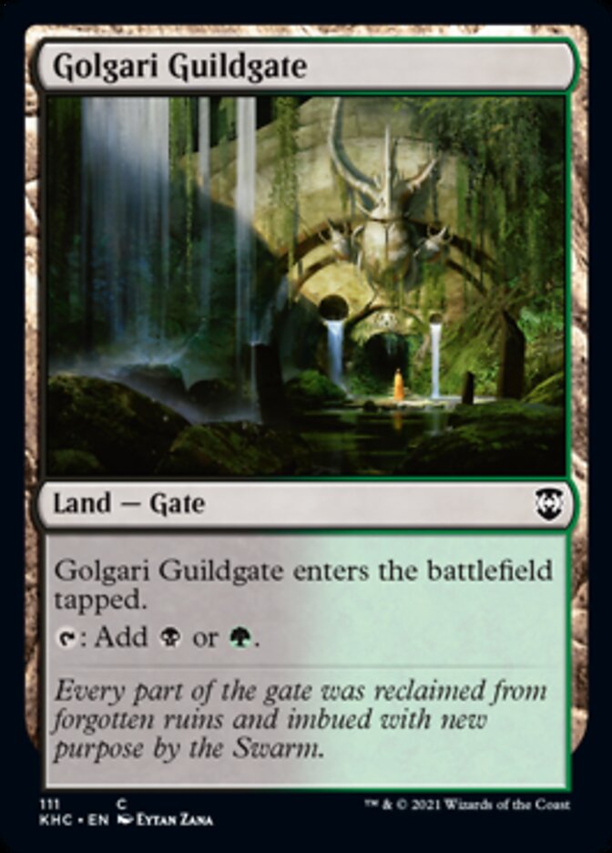 Golgari Guildgate [Kaldheim Commander] | Dumpster Cat Games