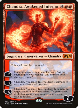 Chandra, Awakened Inferno [Core Set 2020 Promos] | Dumpster Cat Games