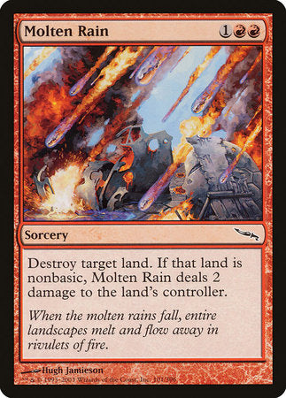 Molten Rain [Mirrodin] | Dumpster Cat Games