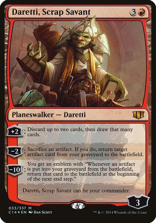 Daretti, Scrap Savant (Commander 2014) [Commander 2014 Oversized] | Dumpster Cat Games