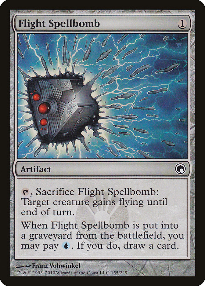 Flight Spellbomb [Scars of Mirrodin] | Dumpster Cat Games