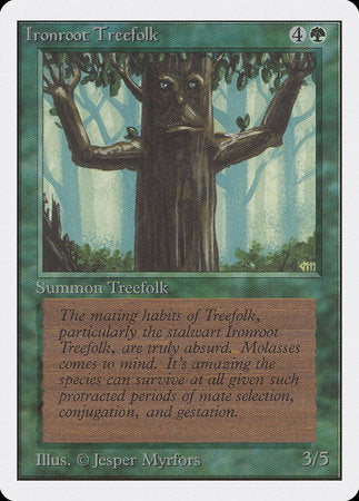 Ironroot Treefolk [Unlimited Edition] | Dumpster Cat Games