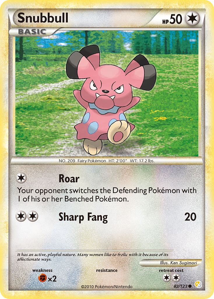 Snubbull (82/123) [HeartGold & SoulSilver: Base Set] | Dumpster Cat Games