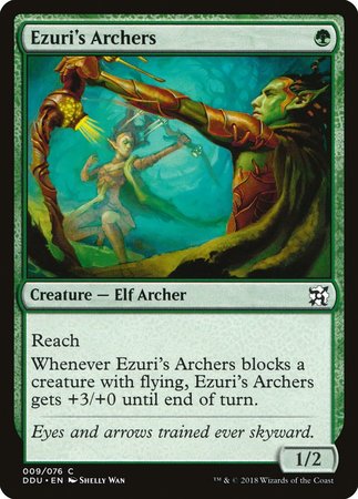 Ezuri's Archers [Duel Decks: Elves vs. Inventors] | Dumpster Cat Games