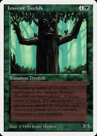 Ironroot Treefolk [Summer Magic / Edgar] | Dumpster Cat Games