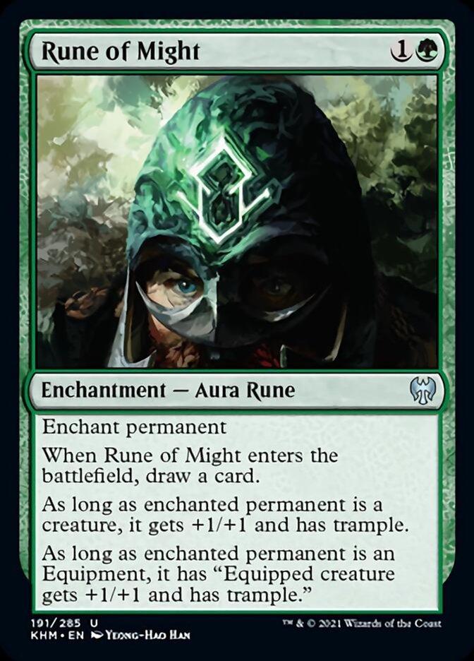 Rune of Might [Kaldheim] | Dumpster Cat Games