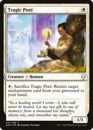 Tragic Poet [Dominaria] | Dumpster Cat Games