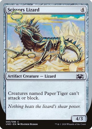 Scissors Lizard [Unsanctioned] | Dumpster Cat Games