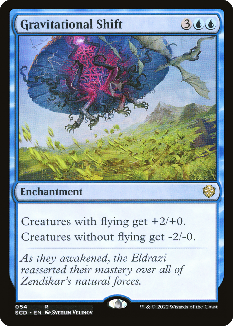Gravitational Shift [Starter Commander Decks] | Dumpster Cat Games
