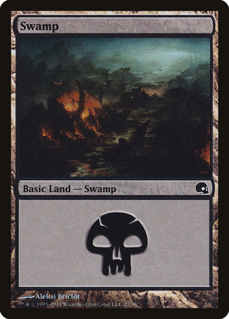 Swamp (27) [Premium Deck Series: Graveborn] | Dumpster Cat Games