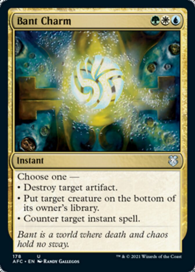 Bant Charm [Dungeons & Dragons: Adventures in the Forgotten Realms Commander] | Dumpster Cat Games