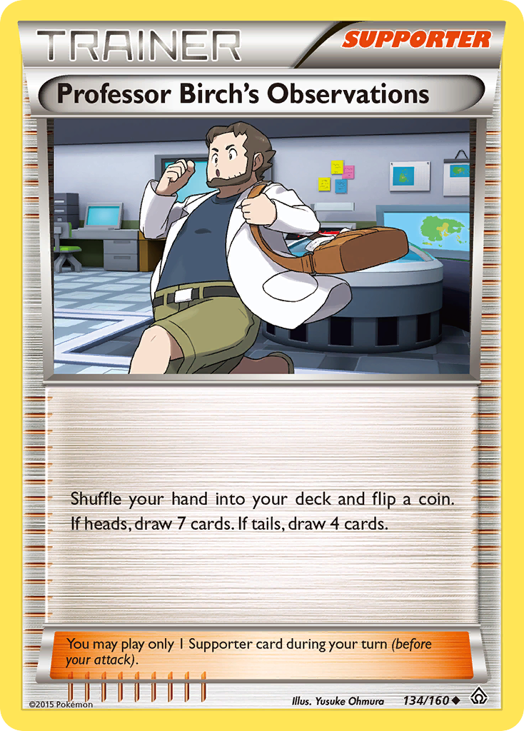 Professor Birch's Observations (134/160) [XY: Primal Clash] | Dumpster Cat Games