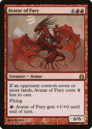 Avatar of Fury [Commander 2011] | Dumpster Cat Games