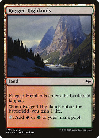 Rugged Highlands [Fate Reforged] | Dumpster Cat Games